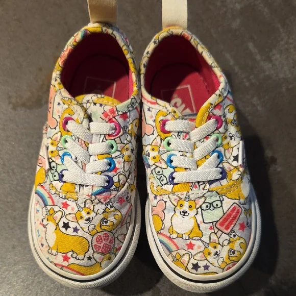 Vans Toddler Sneakers with Corgi Print - Multicolor - Picture 7 of 9
